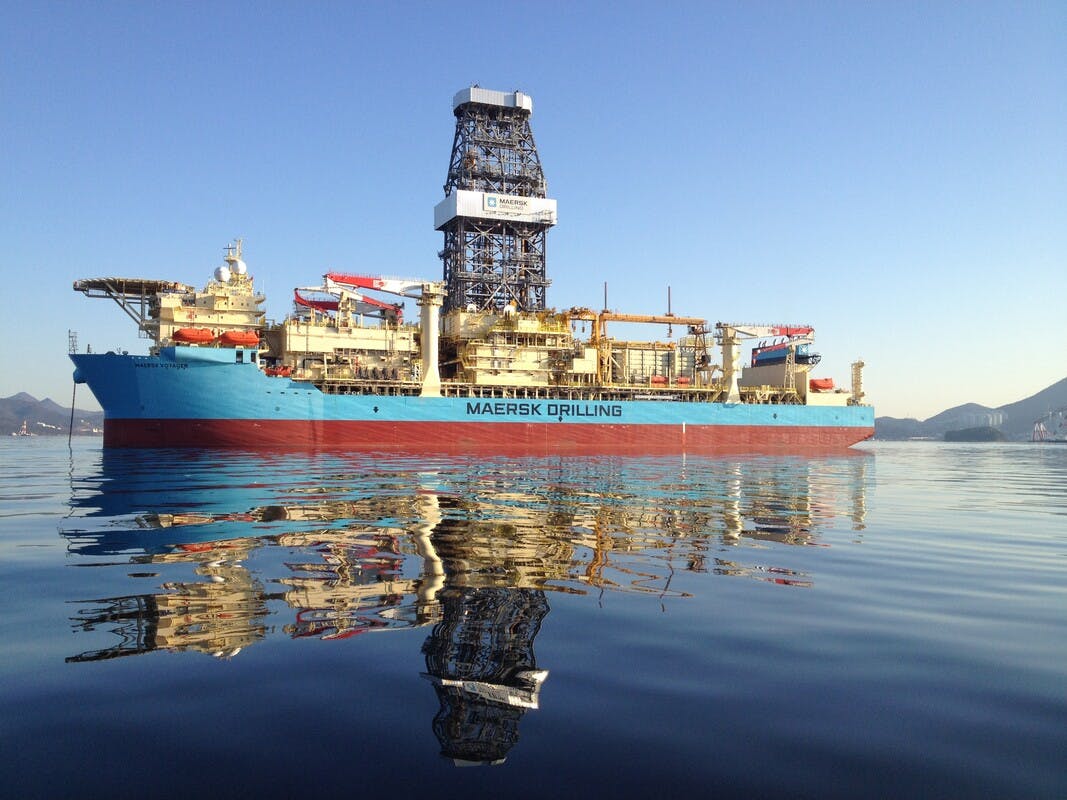 Maersk Voyager Drilling Ship